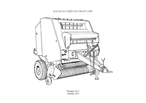 Metal-Fach Z589 Baler Parts manual catalog PDF Download
