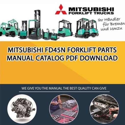 Mitsubishi FD45N forklift Parts Manual Catalog Pdf Download