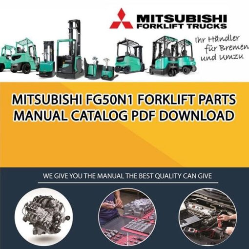 Mitsubishi FG50N1 forklift Parts Manual Catalog Pdf Download