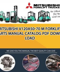 Mitsubishi V120A50-70 M forklift Parts Manual Catalog Pdf Download