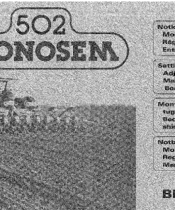 Monosem BRN_94 Parts manual catalog PDF Download