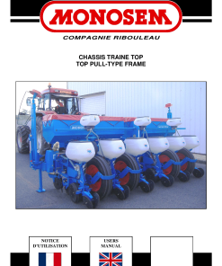 Monosem Chassis-traine-rigide Parts manual catalog PDF Download