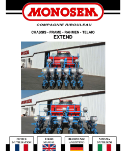 Monosem Extend-6rgs Parts manual catalog PDF Download