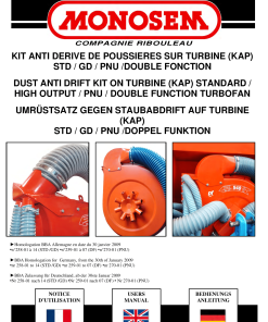 Monosem KAP-I_ Parts manual catalog PDF Download