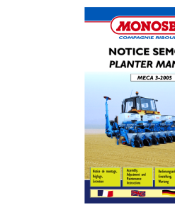 Monosem MECA3-2005 Parts manual catalog PDF Download