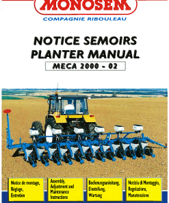 Monosem Meca_2000_02 Parts manual catalog PDF Download