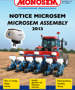 Monosem Microsem Parts manual catalog PDF Download