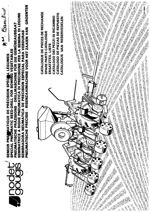 Nodet Minigraine_vegSeed_drill Parts manual catalog PDF Download