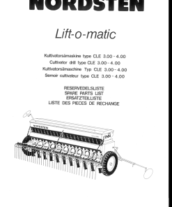 Nordsten CLE_300_400_liftomaticSeed drill Parts manual catalog PDF Download