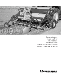 Nordsten EcolineSeed drill Parts manual catalog PDF Download