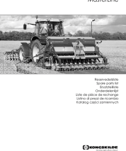 Nordsten MasterLineSeed drill Parts manual catalog PDF Download