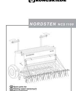 Nordsten NCS_1100Seed drill Parts manual catalog PDF Download