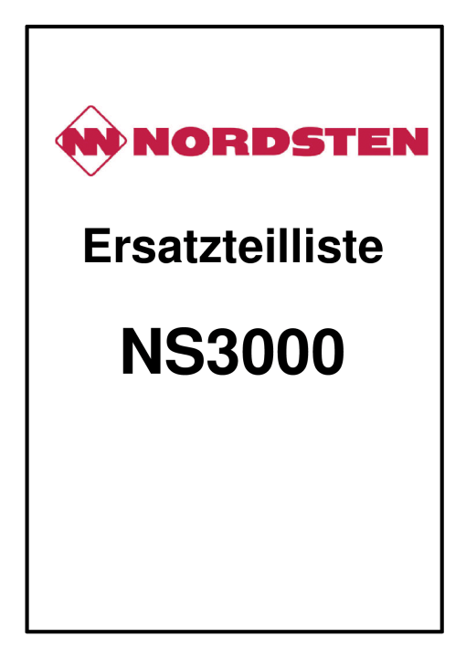 Nordsten NS3000_CSeed drill Parts manual catalog PDF Download