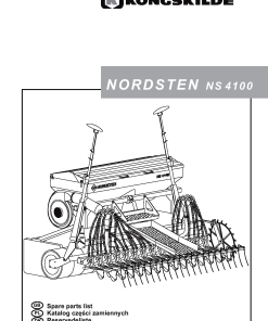 Nordsten NS_4100Seed drill Parts manual catalog PDF Download