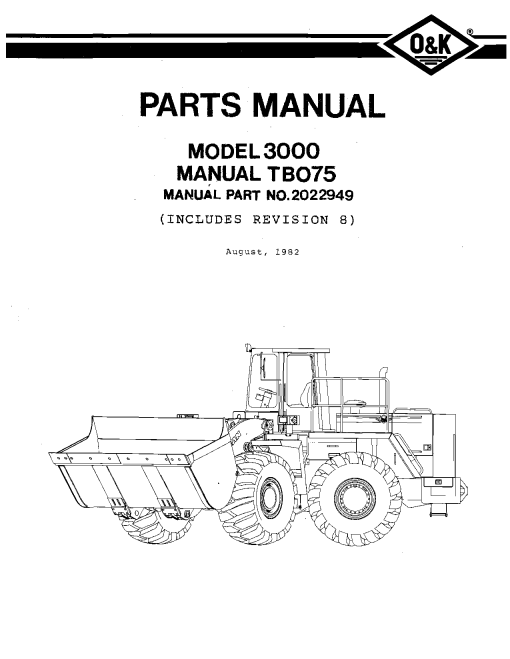 O&K 3000_3 Parts manual catalog PDF Download
