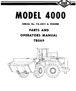 O&K 4000_2 Parts manual catalog PDF Download