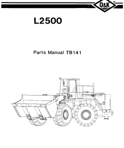 O&K L2500 Parts manual catalog PDF Download
