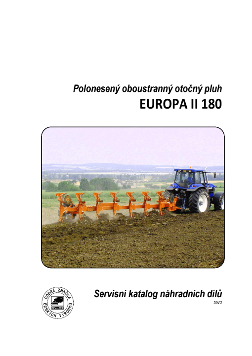 Opall Agri Europa_II_180_2012 Parts manual catalog PDF Download
