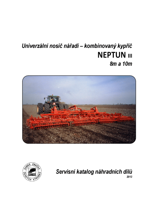 Opall Agri Neptun_III_2013 Parts manual catalog PDF Download