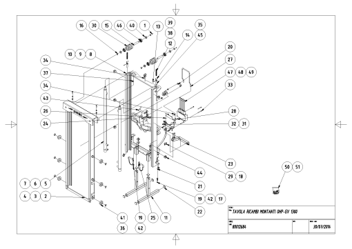 Orsi OHP_GV1300 Hydraulic_elevator Parts manual catalog PDF Download