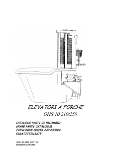 Orsi OHS10 Hydraulic_elevator Parts manual catalog PDF Download