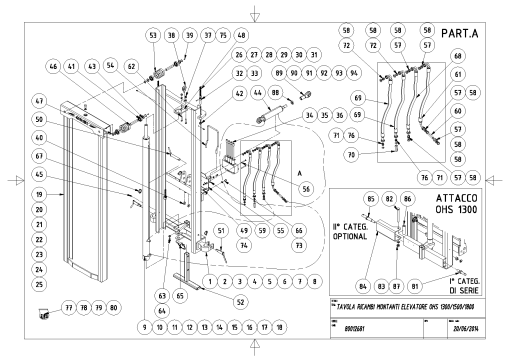 Orsi OHS1500 Hydraulic_elevator Parts manual catalog PDF Download