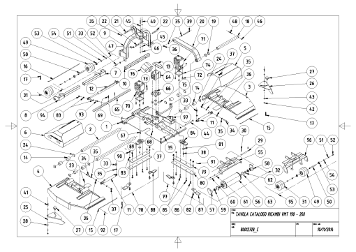 Orsi VMT190-260 Shredder Parts manual catalog PDF Download