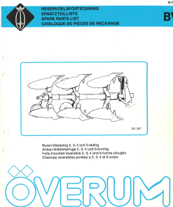 Overum BV_1988 Fertilising Parts manual catalog PDF Download