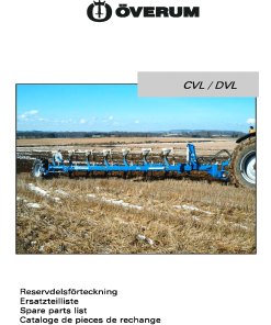 Overum CVL_DVL_2006 Fertilising Parts manual catalog PDF Download