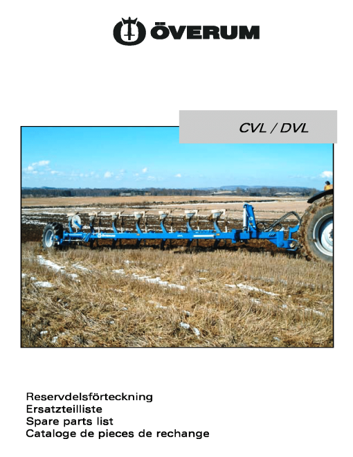 Overum CVL_DVL_2006 Fertilising Parts manual catalog PDF Download