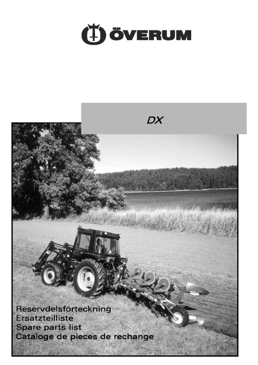 Overum DX_2007 Fertilising Parts manual catalog PDF Download