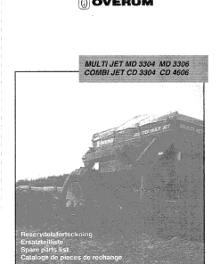 Overum MultiJet_MD_3304_3306_CombiJet_CD_3304_4606 Seed Drill Parts manual catalog PDF Download