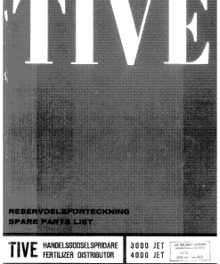 Overum TiveJet_3000_4000_1979 Fertilising Parts manual catalog PDF Download