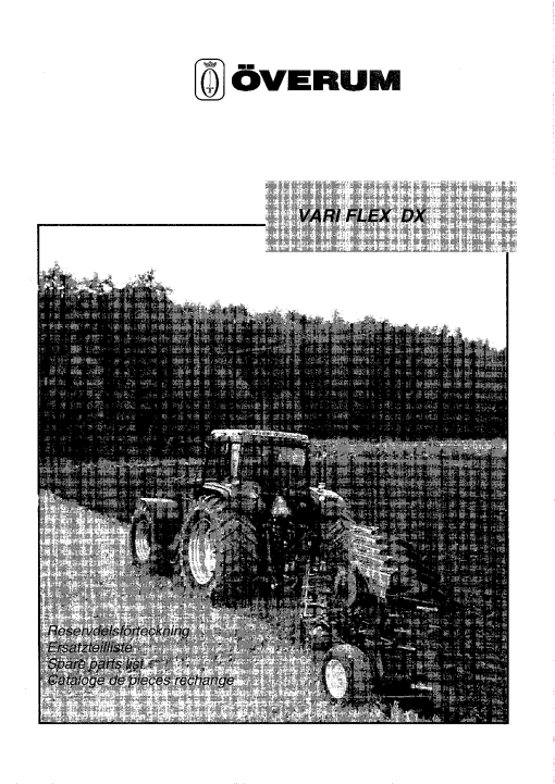 Overum Vari_Flex_DX_F_2004 Fertilising Parts manual catalog PDF Download
