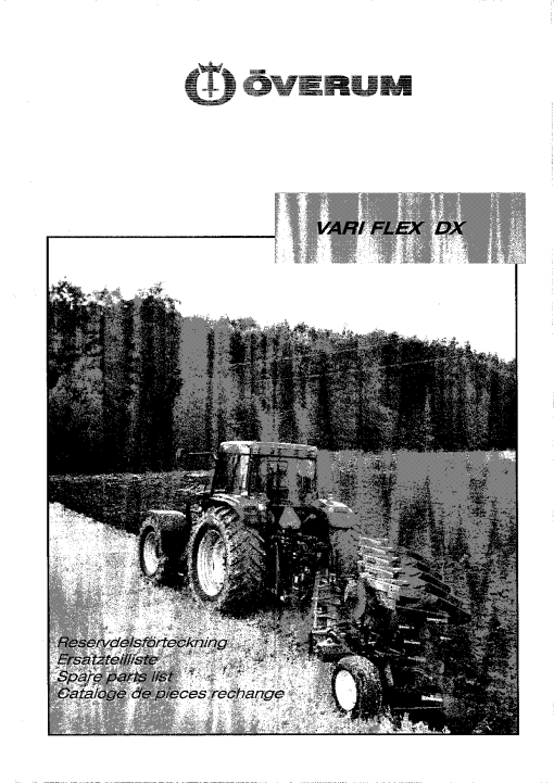Overum Vari_Flex_DX_H_2006 Fertilising Parts manual catalog PDF Download