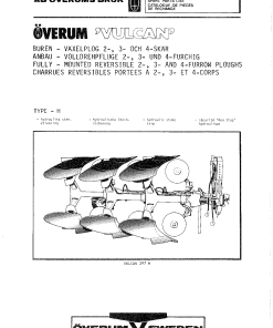 Overum Vulcan_1982 Fertilising Parts manual catalog PDF Download