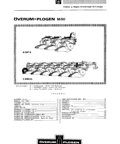 Overum b_c80 Fertilising Parts manual catalog PDF Download