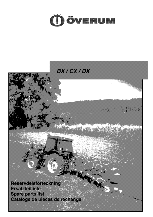 Overum bx_cx_dx2004 Fertilising Parts manual catalog PDF Download