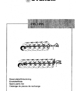 Overum cvl_dvl2000 Fertilising Parts manual catalog PDF Download