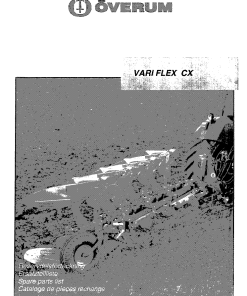 Overum vfcx2002 Fertilising Parts manual catalog PDF Download