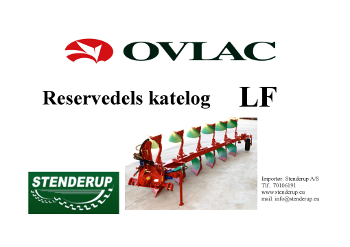 Ovlac LF Parts manual catalog PDF Download