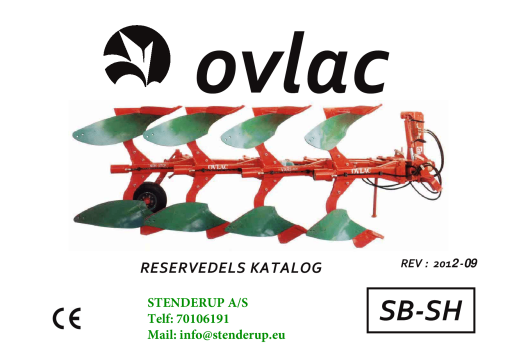 Ovlac SB_SH_2012 Parts manual catalog PDF Download