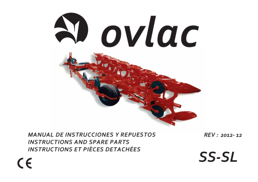 Ovlac SS_SL Parts manual catalog PDF Download