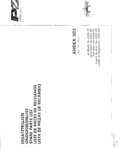 PZ_Zweegers Andex_302 Rake Parts manual catalog PDF Download