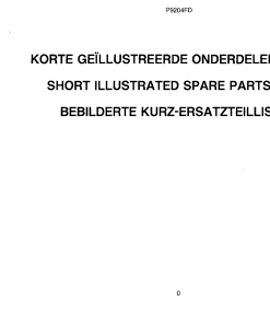 PZ_Zweegers CM250 Mower Parts manual catalog PDF Download