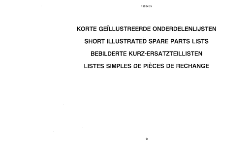 PZ_Zweegers CM250_2 Mower Parts manual catalog PDF Download