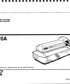 PZ_Zweegers CM270A Mower Parts manual catalog PDF Download