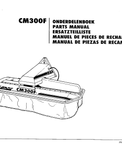PZ_Zweegers CM300 Mower Parts manual catalog PDF Download