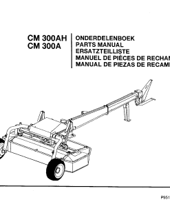 PZ_Zweegers CM300AH_CM300A Mower Parts manual catalog PDF Download