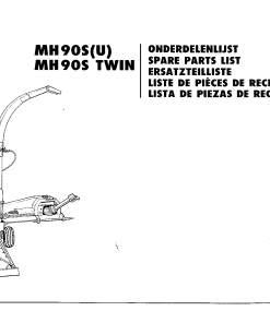 PZ_Zweegers MH90S_MH90S_Twin Forage_cutter Parts manual catalog PDF Download
